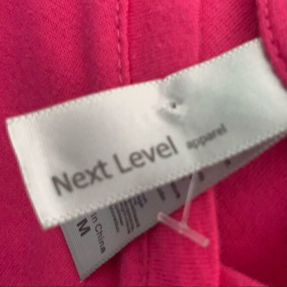 Next Level Pink Graphic Washington DC V-neck T-shirt Size Medium - Picture 6 of 7